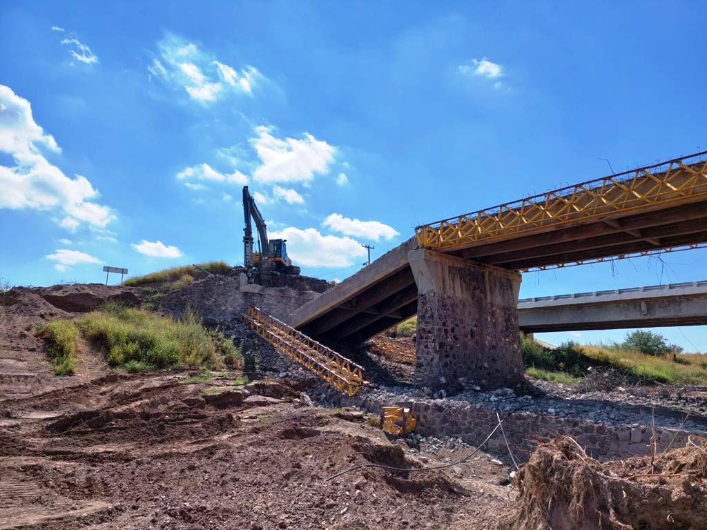 Invierte Estado 18.5 mdp en construcción del puente sobre el Río Parral